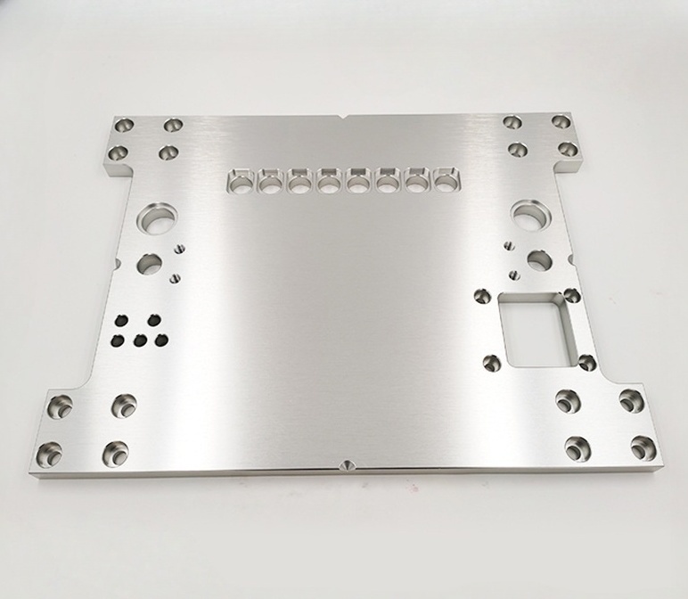 A2017 Laser-Cut, Grinding and EDM-treated Aluminum Component