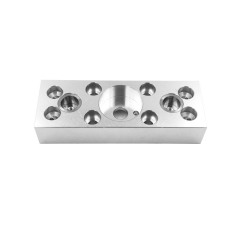 Aluminum Material Drilled Countersunk Hole Machined Parts