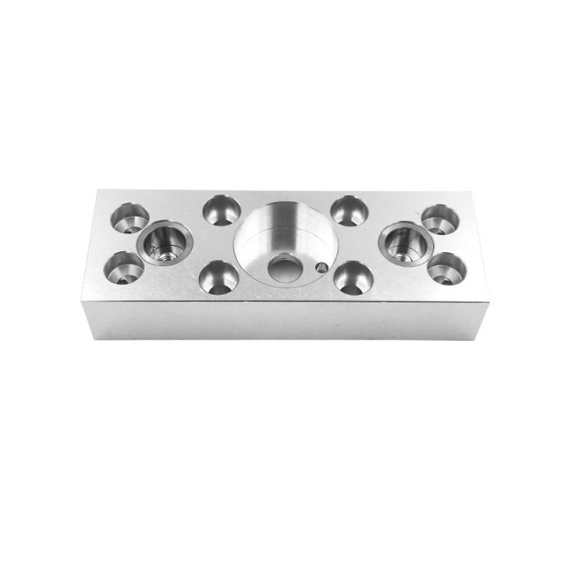 Aluminum Material Drilled Countersunk Hole Machined Parts