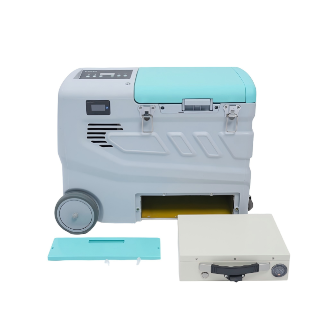 Huacooling -40℃ Portable Vaccine Super Cold Refrigerator 10L Ultra Low Temperature Freezer