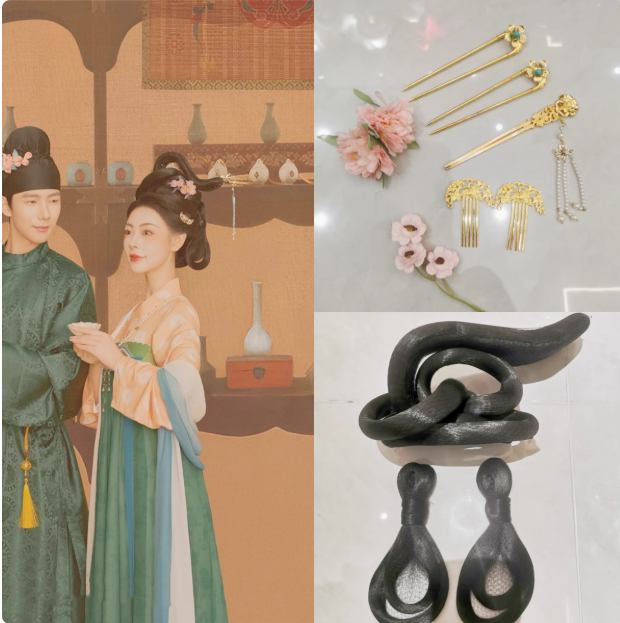 Ancient Chinese Bride Groom Wedding Hanfu for Hot Drama Flourished Peony Guo Se Fang hua Male Female Wedding Dress Delicate Costume w Hair Accessories Hat