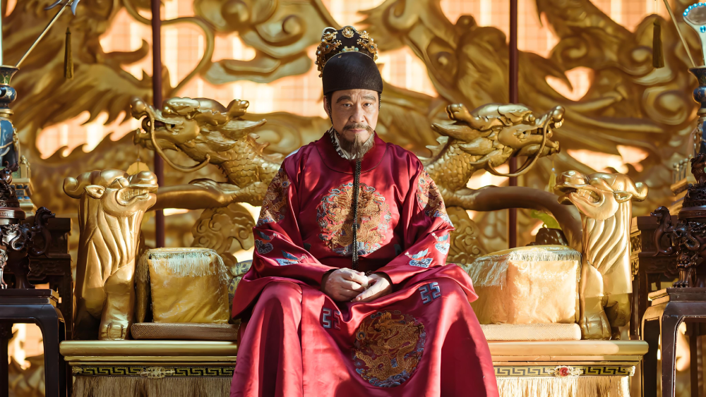 Historical Drama Ming Dynasty Emperor Costume Royal Yellow Dragon Robe Embroidered Hanfu Long Gown for King and Prince Zhu Di Multi Color Single-sided and Double-sided Embroidery Male Wear