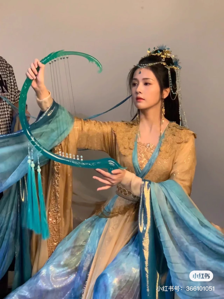 Ancient Chinese Fairy Drama Hanfu Exquisite High Quality Costume for TV Till The End of The Moon Bai Lu Same Design Female Photography Stage Performance Wear