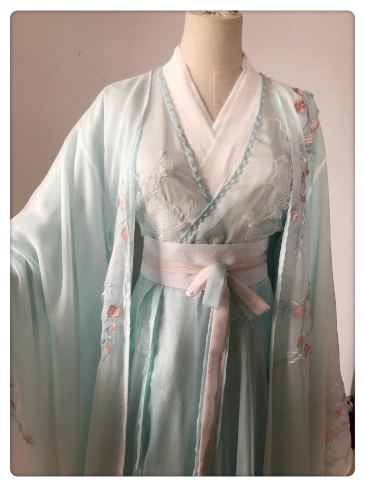 Ancient Chinese Fairy Drama Hanfu Exquisite High Quality Costume for TV Till The End of The Moon Bai Lu Same Design Female Photography Stage Performance Wear