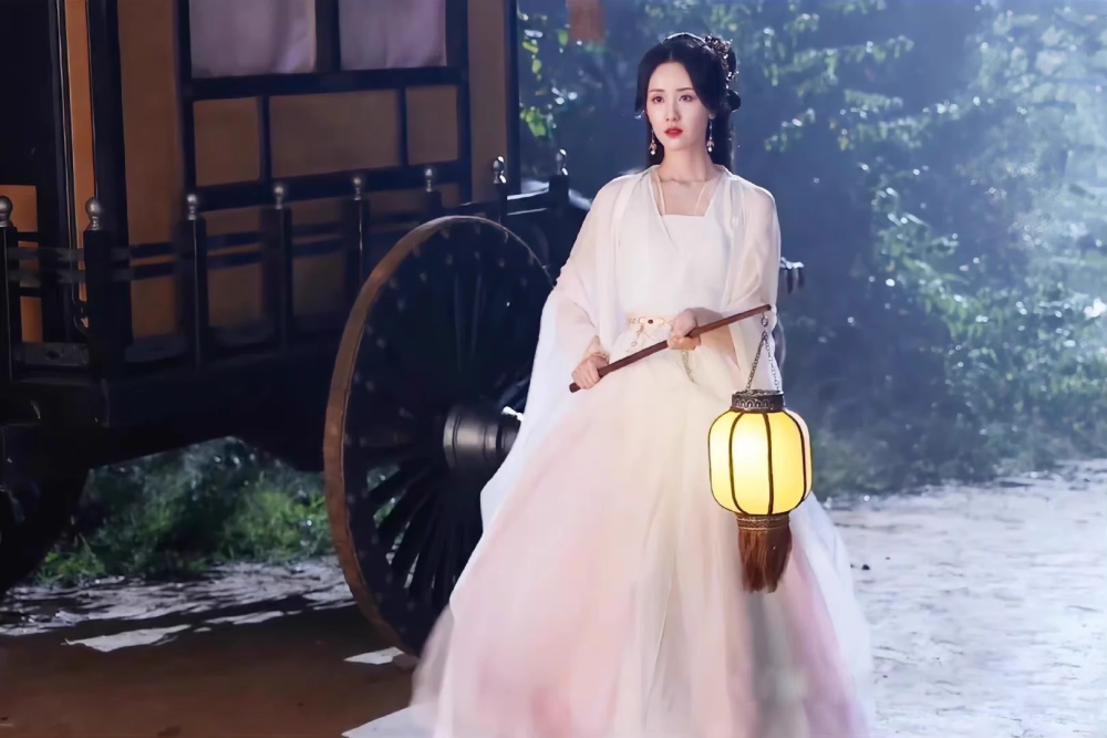 Ancient Chinese Fairy Drama Hanfu Exquisite High Quality Costume for TV Till The End of The Moon Bai Lu Same Design Female Photography Stage Performance Wear