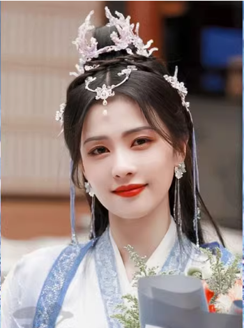 Ancient Chinese Fairy Drama Hanfu Exquisite High Quality Costume for TV Till The End of The Moon Bai Lu Same Design Female Photography Stage Performance Wear