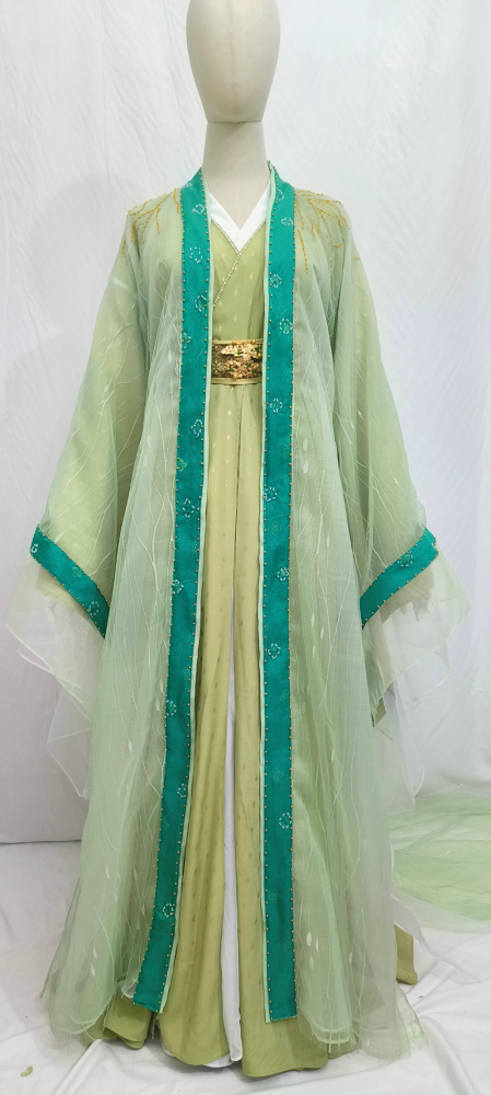 Fairy Drama Hanfu for TV Play Till The End of The Moon Actress Same Design Female Costume Ye XiWu Simplified Version Thematic Photography Hanfu