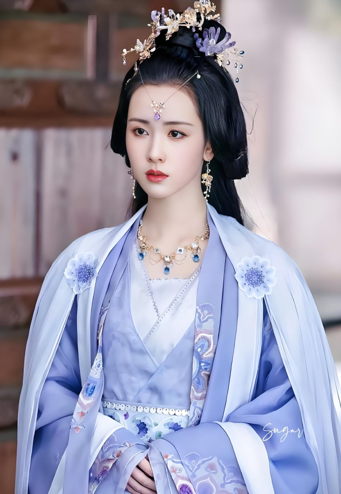 Fairy Drama Hanfu for TV Play Till The End of The Moon Actress Same Design Female Costume Ye XiWu Simplified Version Thematic Photography Hanfu