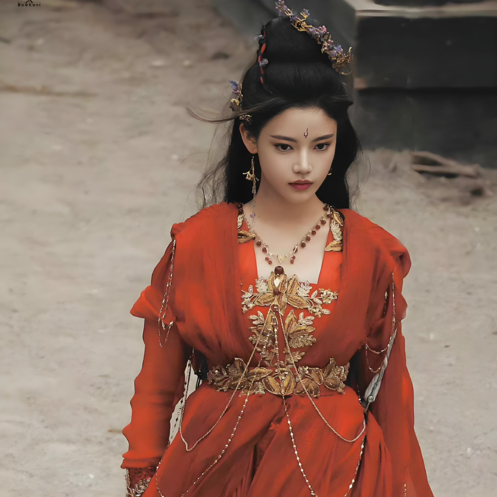 Fairy Drama Hanfu for TV Play Till The End of The Moon Actress Same Design Female Costume Ye XiWu Simplified Version Thematic Photography Hanfu