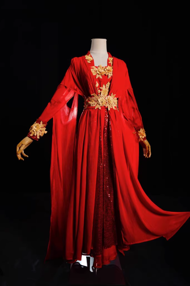 Fairy Drama Hanfu for TV Play Till The End of The Moon Actress Same Design Female Costume Ye XiWu Simplified Version Thematic Photography Hanfu