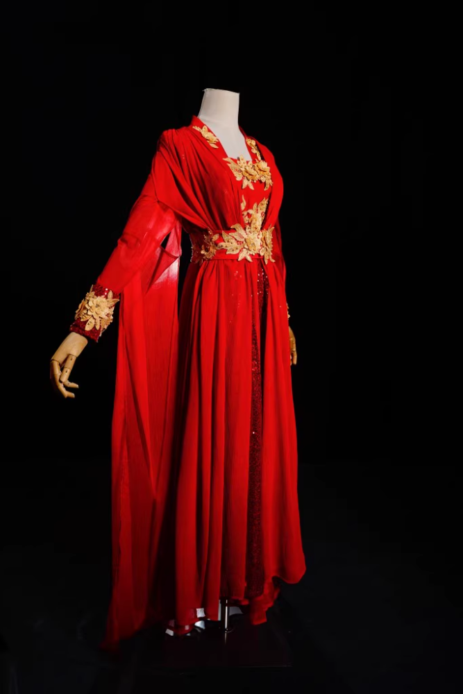 Fairy Drama Hanfu for TV Play Till The End of The Moon Actress Same Design Female Costume Ye XiWu Simplified Version Thematic Photography Hanfu