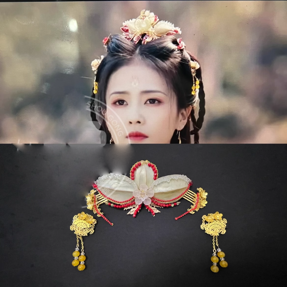 Ancient Chinese Fairy Drama Hanfu Exquisite High Quality Costume for TV Till The End of The Moon Bai Lu Same Design Female Photography Stage Performance Wear