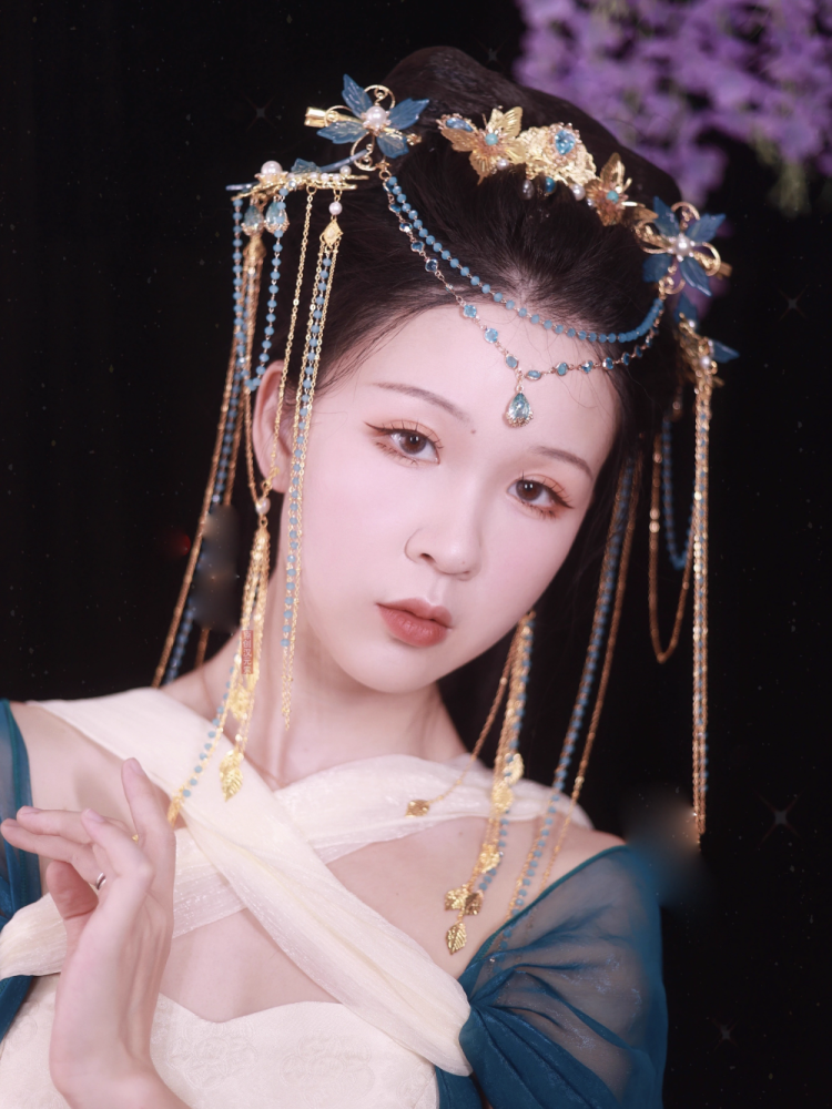 Ancient Chinese Fairy Drama Hanfu Exquisite High Quality Costume for TV Till The End of The Moon Bai Lu Same Design Female Photography Stage Performance Wear