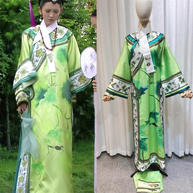 Customized High Quality Original Design Women Costume for Qing Dynasty Princess Female Hanfu Drama Legend of Zhen Huan Delicate Embroidered A Grade Material Dress Performance Wear Photography Collection