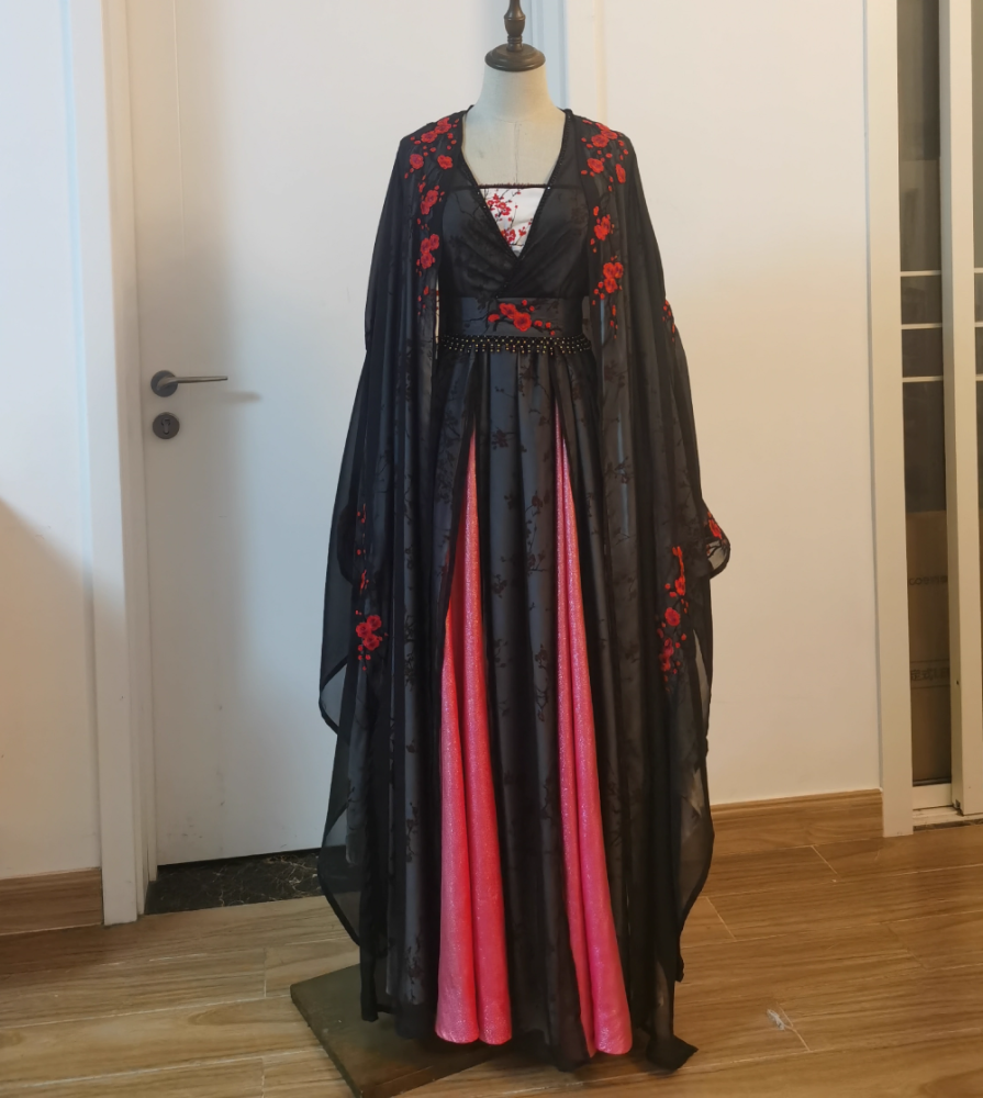 Guo JingMing New Drama Veil of Shadows Beautiful Women Fairy Costume Aesthetic Female Hanfu Delicate Embroidery Super High Quality Cloth Material Super Fairy Design Dress Performance Photography Super Pretty