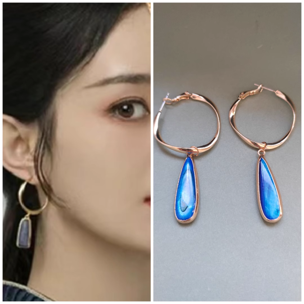 The Legend of ShenLi Immortal Costume for Actress Zhao LiYin Female Performance Hanfu Fairy Dress High Quality with Various Hair Accessories Head Piece Earrings