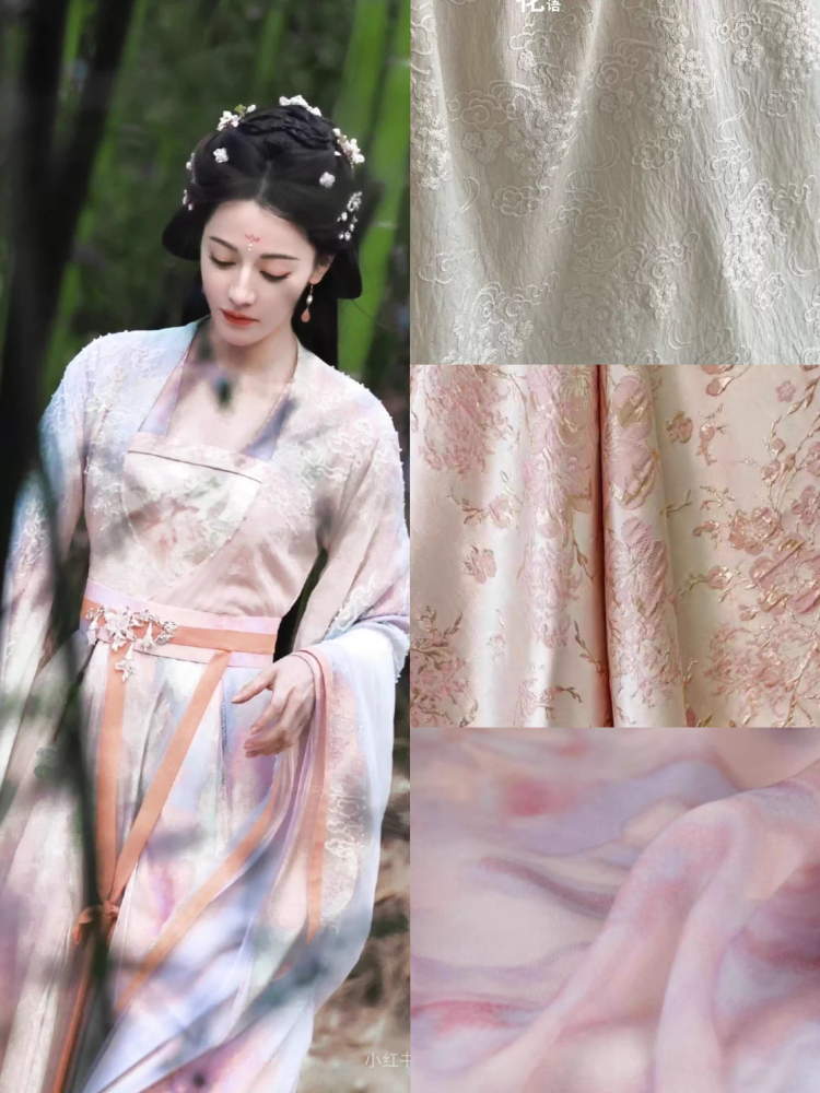 Ancient Chinese Costume Drama Hanfu for Newest Drava Mu Xi Ci Love Beyond the Grave Dili Reba Same Design King of Ghost Swordlady Cool High Quality Delicate Hanfu Performance Costume Ancient Chinese Style Female Dress Gu Zhuang