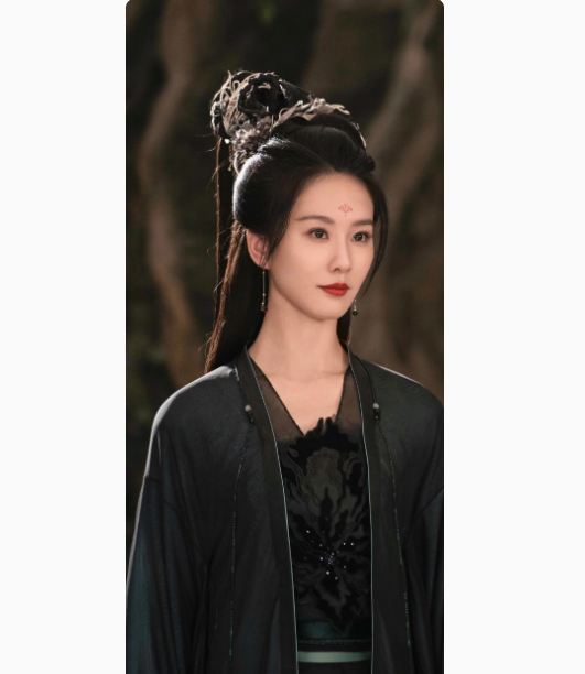 Fox Matchmaker Series Huai Shui Zhu Ting Green Bamboo Embroidery Hanfu Ancient Chinese Fairy Female Drame Hanfu Actress Liu Shishi Stage Performance Costume Dress
