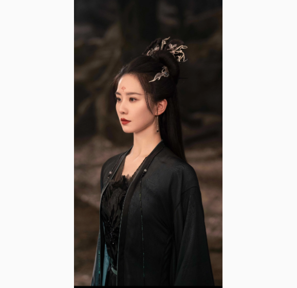 Fox Matchmaker Series Huai Shui Zhu Ting Green Bamboo Embroidery Hanfu Ancient Chinese Fairy Female Drame Hanfu Actress Liu Shishi Stage Performance Costume Dress