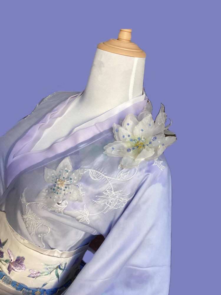 New Drama Fangs of Fortune Actress Chen Duling Same Design Female Costume High Quality Clothing Hanfu Ancient Chinese Style Fairy Costume with Delicate Embroidery Beading Female Dress Stage Performance Wear