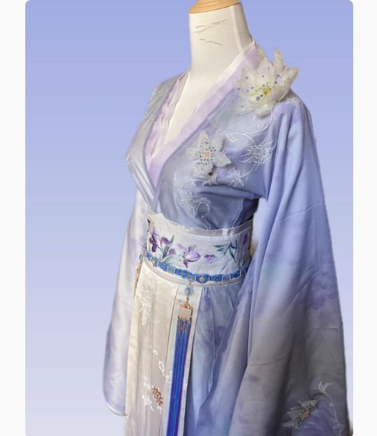New Drama Fangs of Fortune Actress Chen Duling Same Design Female Costume High Quality Clothing Hanfu Ancient Chinese Style Fairy Costume with Delicate Embroidery Beading Female Dress Stage Performance Wear
