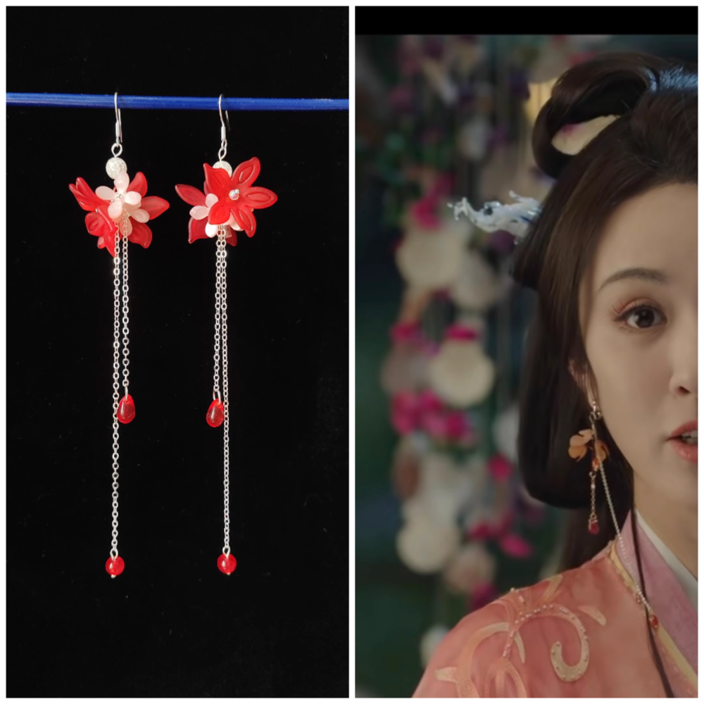 Actress Ling Miaomiao Cute Girl's Hanfu Lolita Cosplay Costume for New Drama Yong Ye Xing He Love Game in Eastern Fantasy Embroidery Performance Costume Female Dress