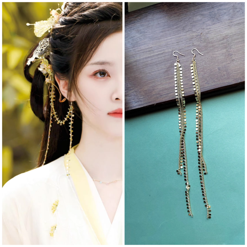 Fox Matchmaker Series Huai Shui Zhu Ting Green Bamboo Embroidery Hanfu Ancient Chinese Fairy Female Drame Hanfu Actress Liu Shishi Stage Performance Costume Dress