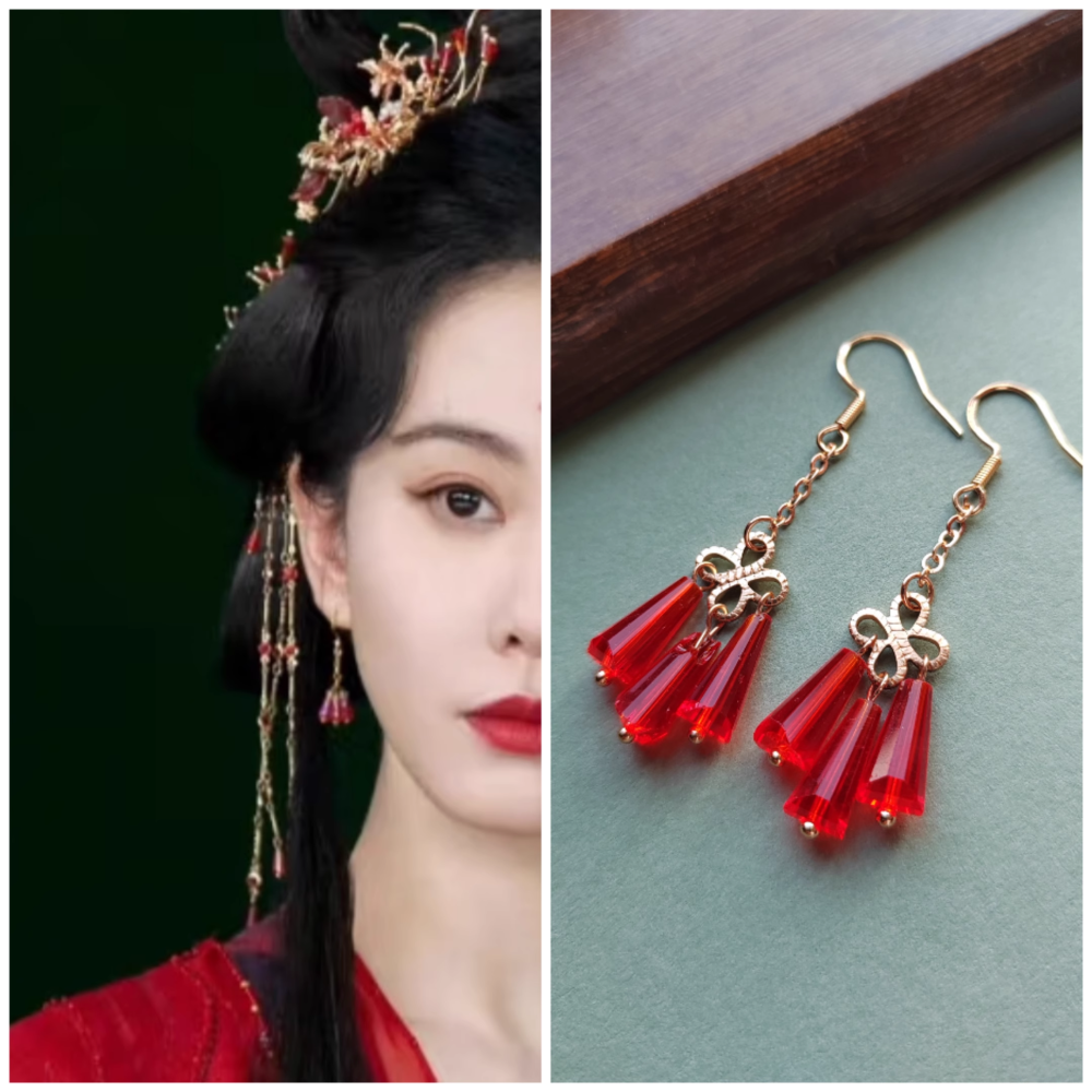 Fox Matchmaker Series Huai Shui Zhu Ting Green Bamboo Embroidery Hanfu Ancient Chinese Fairy Female Drame Hanfu Actress Liu Shishi Stage Performance Costume Dress