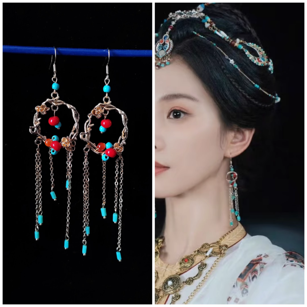Fox Matchmaker Series Huai Shui Zhu Ting Green Bamboo Embroidery Hanfu Ancient Chinese Fairy Female Drame Hanfu Actress Liu Shishi Stage Performance Costume Dress