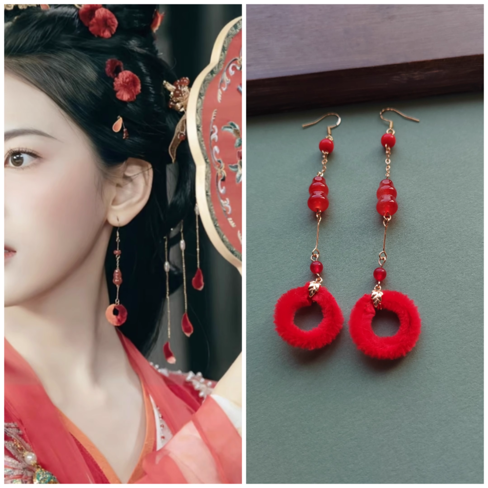 Fox Matchmaker Series Huai Shui Zhu Ting Green Bamboo Embroidery Hanfu Ancient Chinese Fairy Female Drame Hanfu Actress Liu Shishi Stage Performance Costume Dress