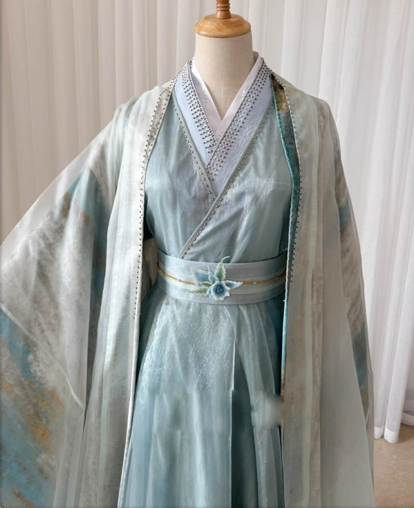 Drama Yun Zhi Yu The Journey to You Actress Same Design Costume Delicate Embroidery High Quality Cloth Hanfu for Women Female Dress for Ancient Chinese Lady Princess Sword Women