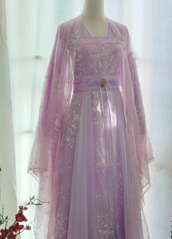 Drama Yun Zhi Yu The Journey to You Actress Same Design Costume Delicate Embroidery High Quality Cloth Hanfu for Women Female Dress for Ancient Chinese Lady Princess Sword Women