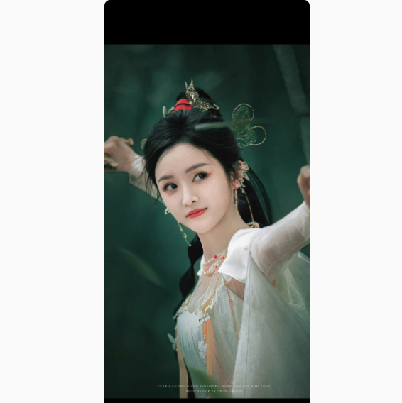 Fox Fairy Matchmaker Series Huai Shui Bamboo Pavilion Actress Same Design Hair Accessories Hair Jewelry for Hanfu Drama