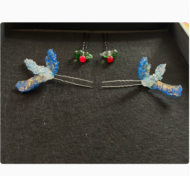 Ancient Chinese Fairy Sword Drama Moonlight Mystique Same Design Hair Accessory Original Resin 3D Printed Head Jewelry Female Hanfu Costume Headpiece Bai Yue Fan Xing BaiLu Fairy Hair Jewelry and Costume