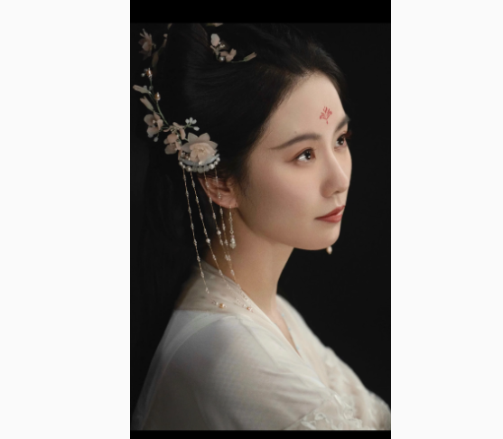 Fox Fairy Matchmaker Series Huai Shui Bamboo Pavilion Actress Same Design Hair Accessories Hair Jewelry for Hanfu Drama