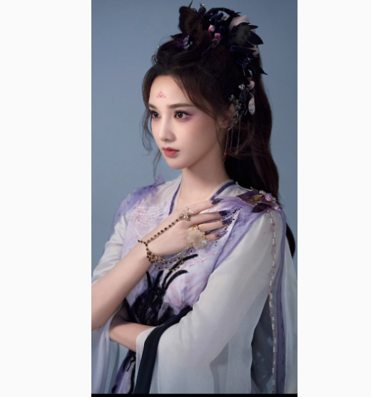 Fox Fairy Matchmaker Series Huai Shui Bamboo Pavilion Actress Same Design Hair Accessories Hair Jewelry for Hanfu Drama