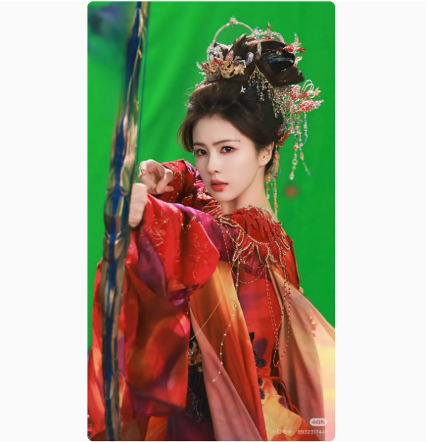 Ancient Chinese Fairy Sword Drama Moonlight Mystique Same Design Hair Accessory Original Resin 3D Printed Head Jewelry Female Hanfu Costume Headpiece Bai Yue Fan Xing BaiLu Fairy Hair Jewelry and Costume