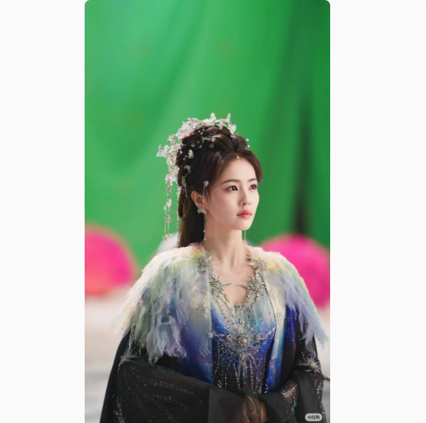 Ancient Chinese Fairy Sword Drama Moonlight Mystique Same Design Hair Accessory Original Resin 3D Printed Head Jewelry Female Hanfu Costume Headpiece Bai Yue Fan Xing BaiLu Fairy Hair Jewelry and Costume