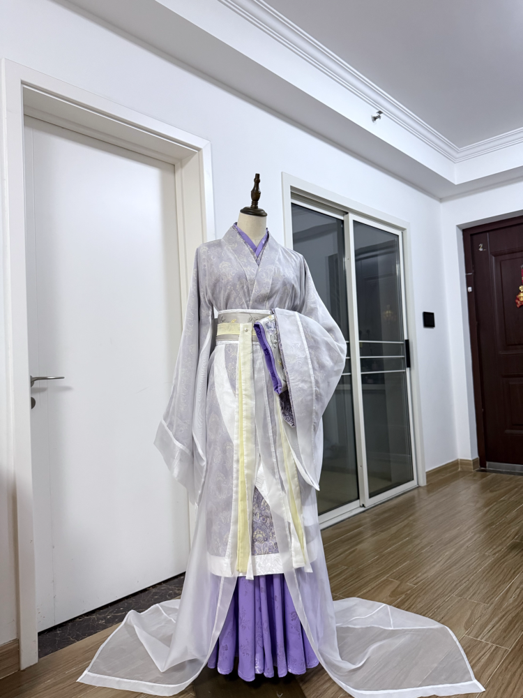 Hot Drama The Prisoner of Beauty Ancient Chinese Hanfu Costume Qin Han Dynasty Princess Rich Lady Wear Zhe Yao Song Zu'Er Same Design Female Dress and Delicate Handmade Hair Accessory Hair Jewelry Set Hair Combs Hairpiece Performance Thematic Photography
