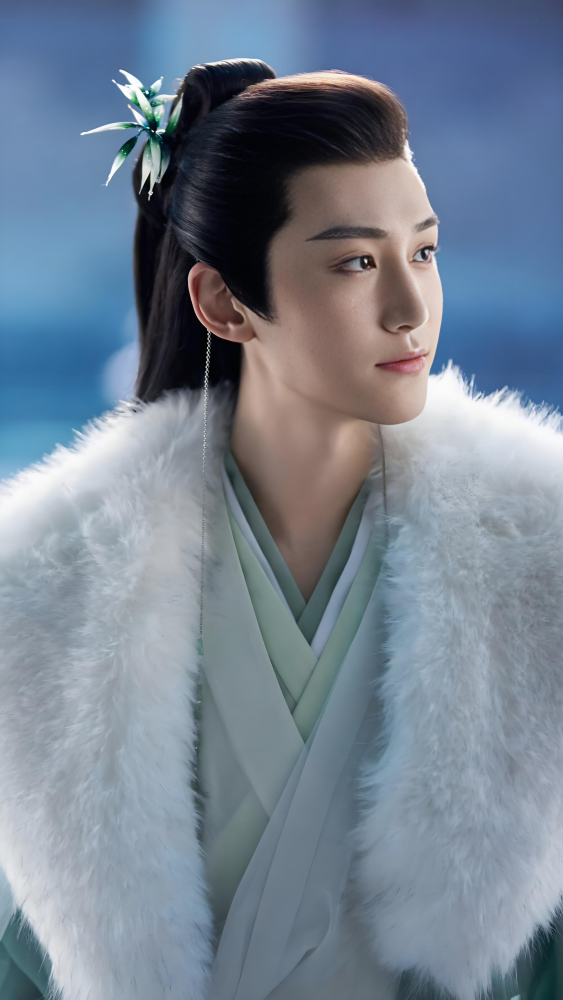 The Blossoming Love Actress Sun Zhenni Same Design Costume Hanfu Fairy Dress Ancient Chinese Drama Hanfu with Hair Accessories Hair Jewlery