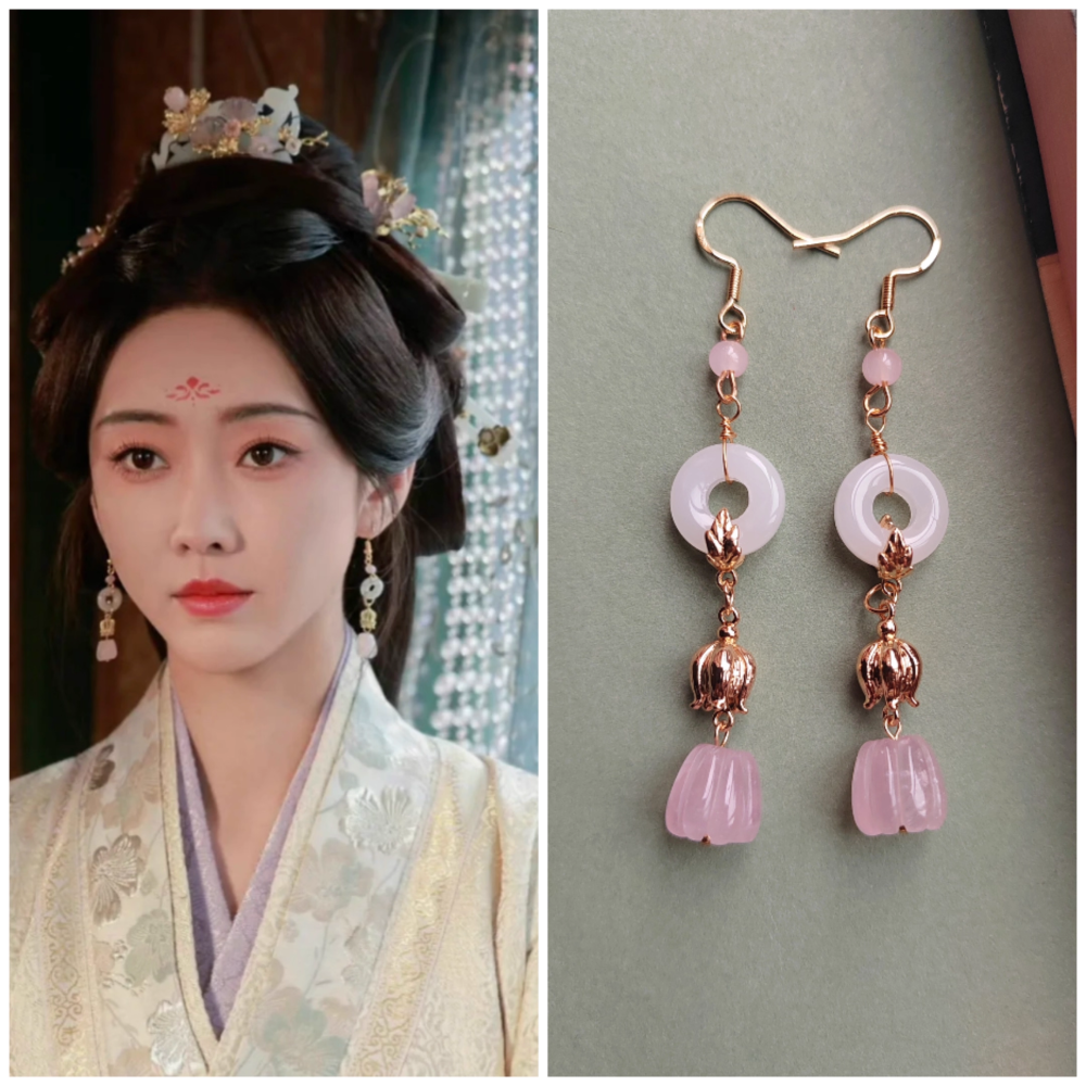 Hot Drama The Prisoner of Beauty Ancient Chinese Hanfu Costume Qin Han Dynasty Princess Rich Lady Wear Zhe Yao Song Zu'Er Same Design Female Dress and Delicate Handmade Hair Accessory Hair Jewelry Set Hair Combs Hairpiece Performance Thematic Photography