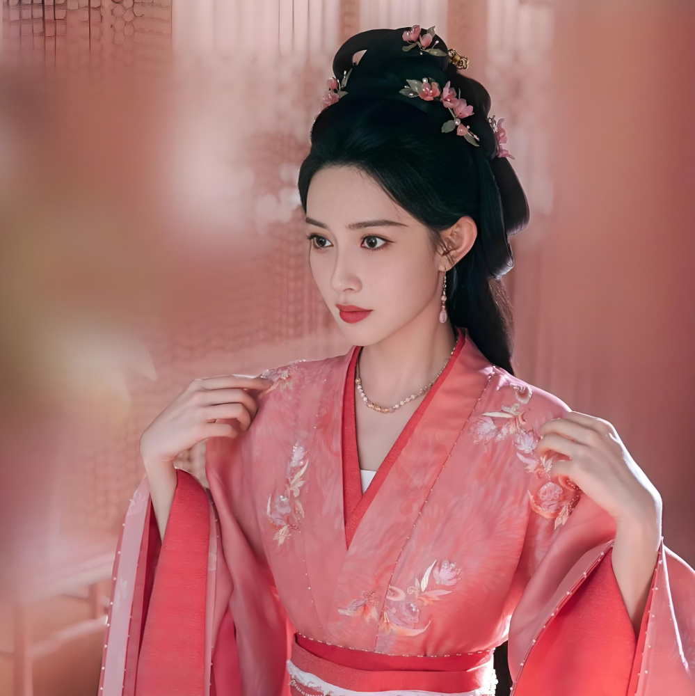 Tao Hua Ying Jiang Shan New Drama Princess Tao Hua Meng ZiYi Female Hanfu Hair Accessory Ancient Chinese Costume Hair Jewelry Handmade Original Hair Piece