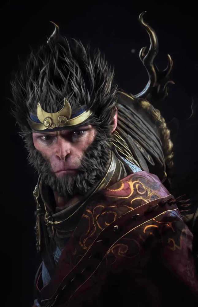 Big Mobile Game Computer Game Black Myth Wu Kong Monkey King Cosplay Costume All Metal High Quality High Original Armour Spider Spirit Cosplay Hanfu Black Swordman Unisexual Costume Hanfu