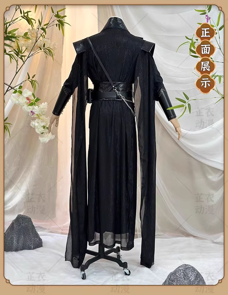Big Mobile Game Computer Game Black Myth Wu Kong Monkey King Cosplay Costume All Metal High Quality High Original Armour Spider Spirit Cosplay Hanfu Black Swordman Unisexual Costume Hanfu