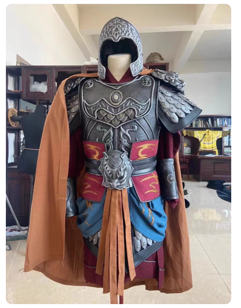Ancient Chinese General Soldier Fighting Armour Battle Field Wear Army Clothes Various Dynasties Ancient Qin, Song, Han, Ming, Qing Dynasty Factory Direct Sell Price