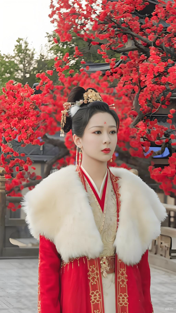 Chang Xiang Si Lost You Forever Hot Drama Costume Female Delicate Embroidery Hanfu Ancient Chinese Hanfu Actoress Yang Zi Xiao Yao Various Women's Red Wedding Hanfu Photography Costume Dress