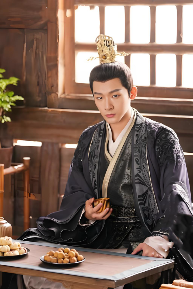 Chang Xiang Si Lost You Forever Hot Drama Costume Male Delicate Emperor Prince Hanfu Ancient Chinese Hanfu Actor Zhang WanYi Tan JianCi Deng Wei  Various Men's Black Red Full Embroidery Hanfu Photography Costume Male Clothing