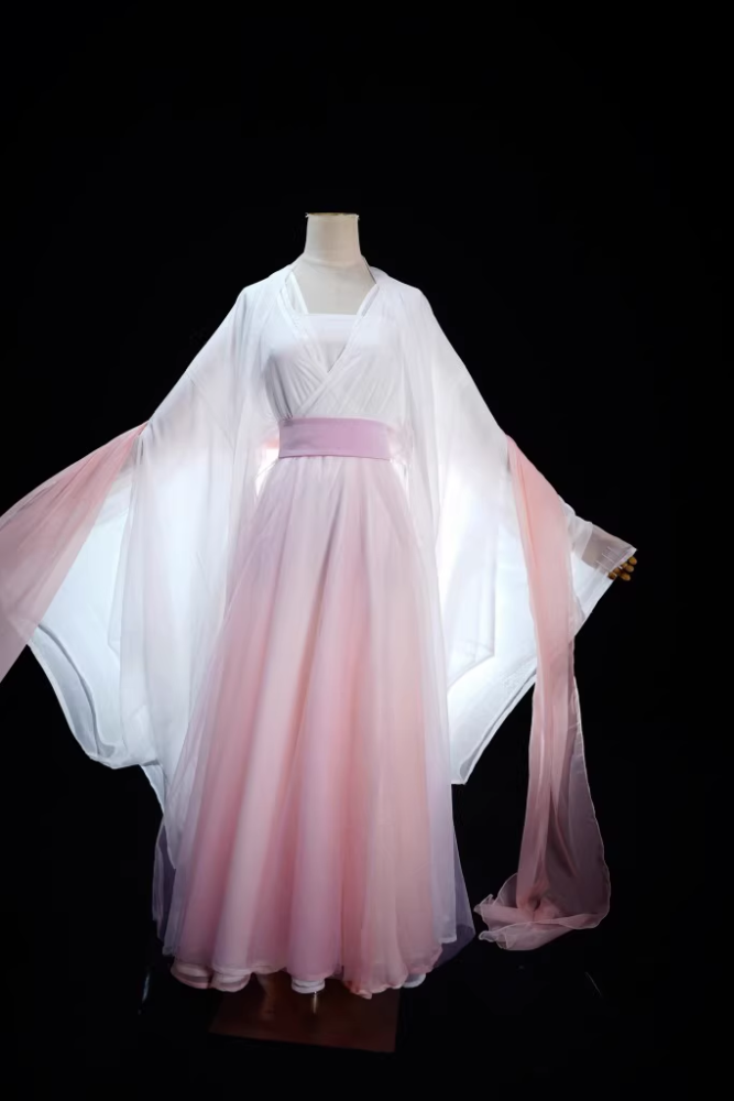 Past Immortal Fairy Drama Costume for Famous Role Hua QianGu Bi Yao Tian Huan Ye BingChang Ju JingYi Female Fairy Costume Hanfu for Cosplay Photography Daily Wear Performance Classical Dance