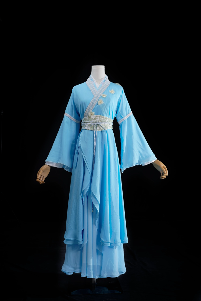 Past Immortal Fairy Drama Costume for Famous Role Hua QianGu Bi Yao Tian Huan Ye BingChang Ju JingYi Female Fairy Costume Hanfu for Cosplay Photography Daily Wear Performance Classical Dance
