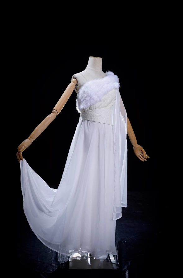Past Immortal Fairy Drama Costume for Famous Role Hua QianGu Bi Yao Tian Huan Ye BingChang Ju JingYi Female Fairy Costume Hanfu for Cosplay Photography Daily Wear Performance Classical Dance